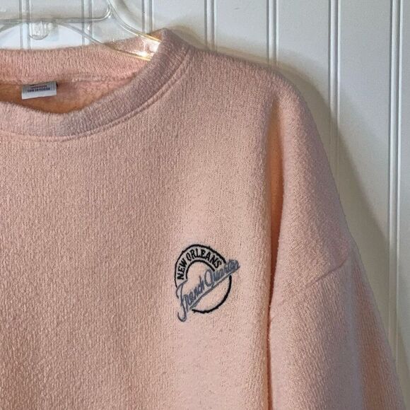 ESY New Orleans French Quarter Sweater Women’s Size XLarge Pink Long Sleeve - Picture 3 of 9